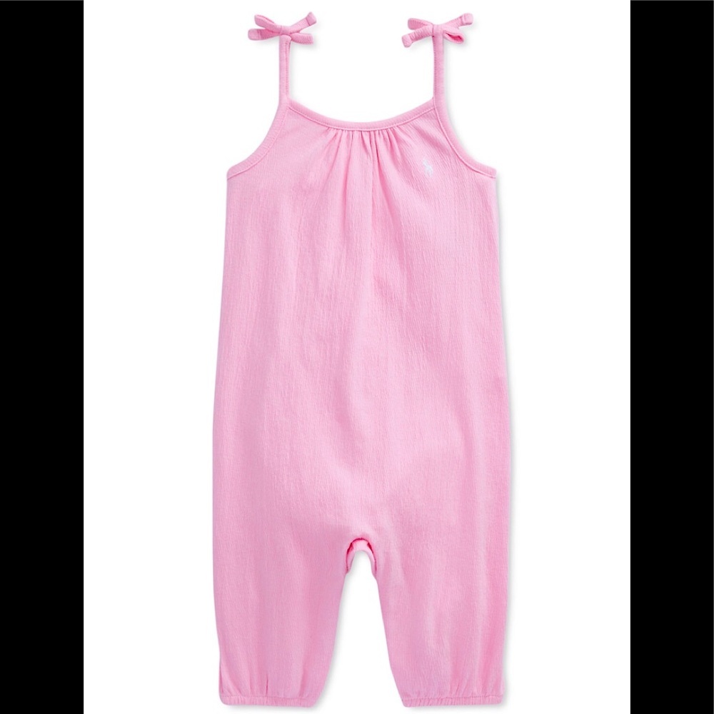 Polo Ralph Lauren Baby Girls Stretch Jersey Romper